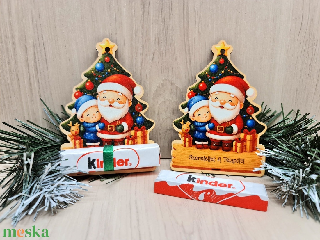 Fa kinder csoki tartó télapóra - karácsony - mikulás - mikulás ajándékok - Meska.hu Fa kinder csoki tartó télapóra - karácsony - mikulás - mikulás ajándékok - Meska.hu