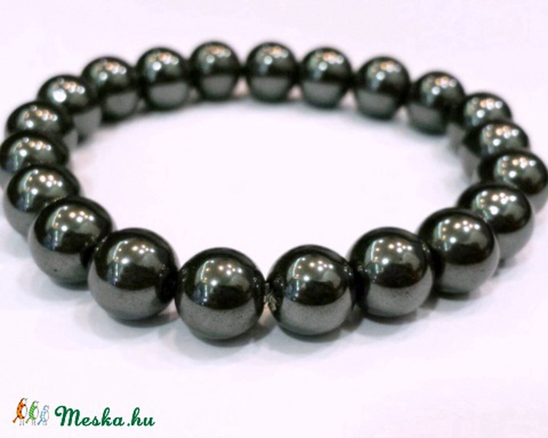 Hematit karkötő -  - Meska.hu