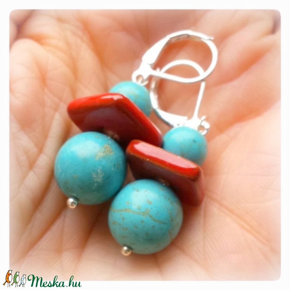 Valódi türkiz füli -  - Meska.hu