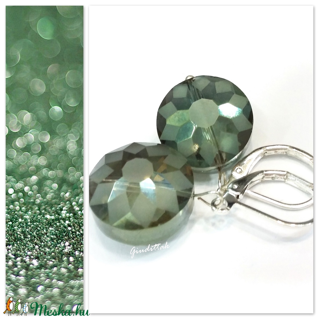 Kristály fülbevaló -  - Meska.hu