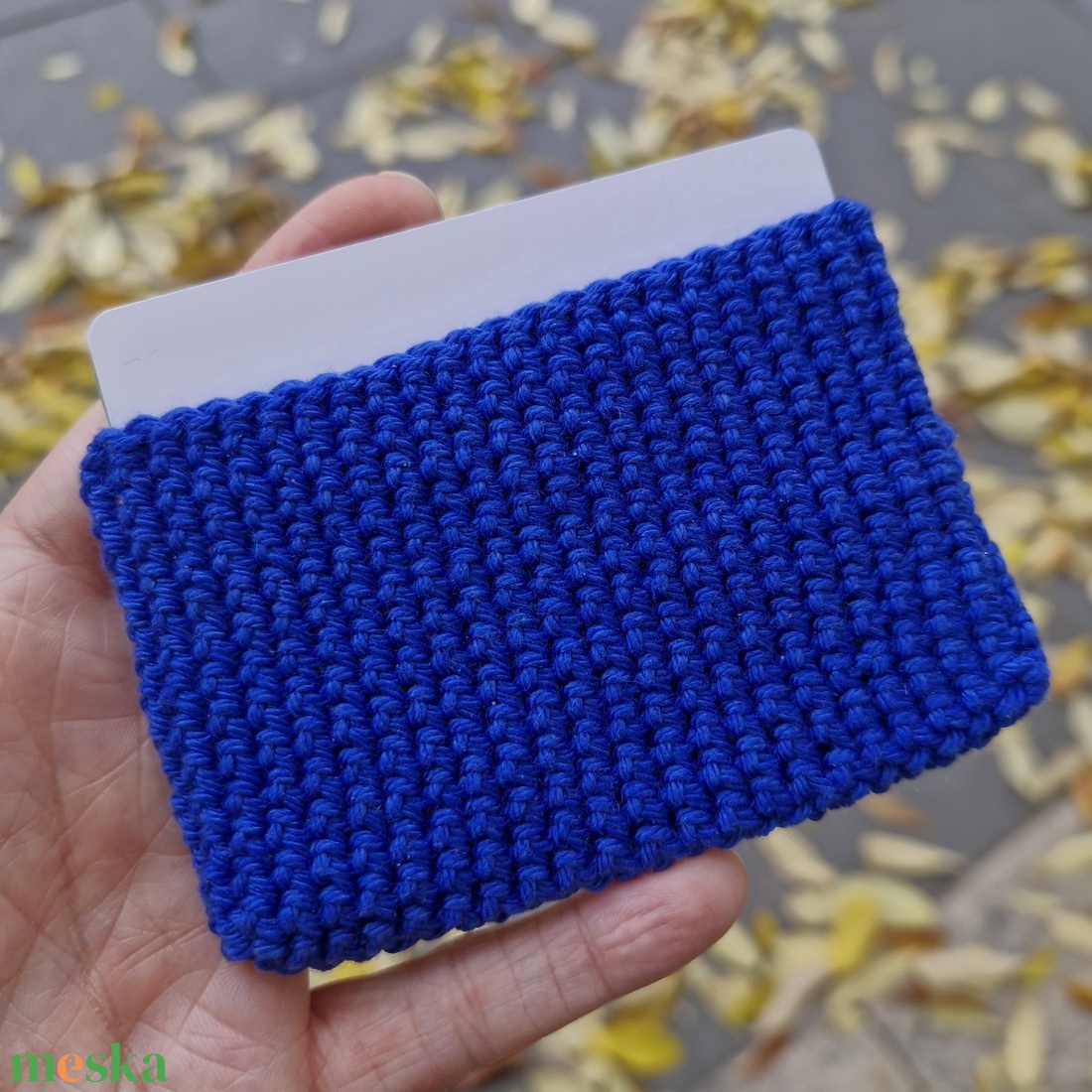 Horgolt kártyatartó - táska & tok - pénztárca & más tok - kártyatartó & irattartó - Meska.hu