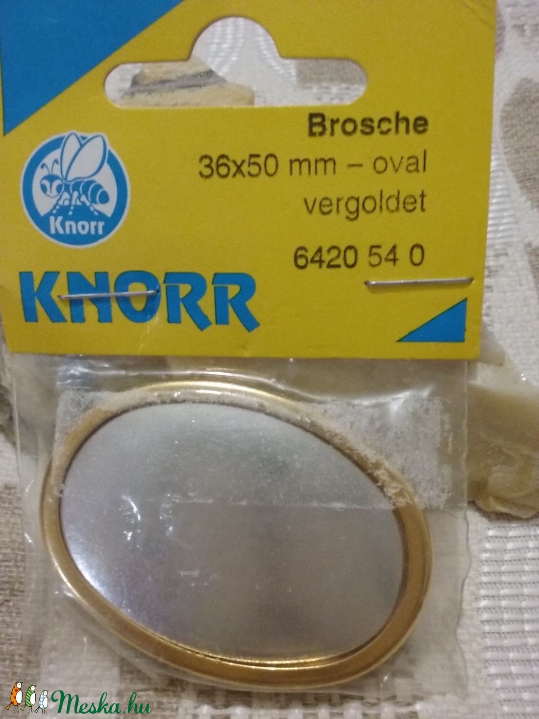 Aranyozott medál alap - kellékek & szerszámok - gyöngyfűzés kellékek - egyéb alkatrész - Meska.hu