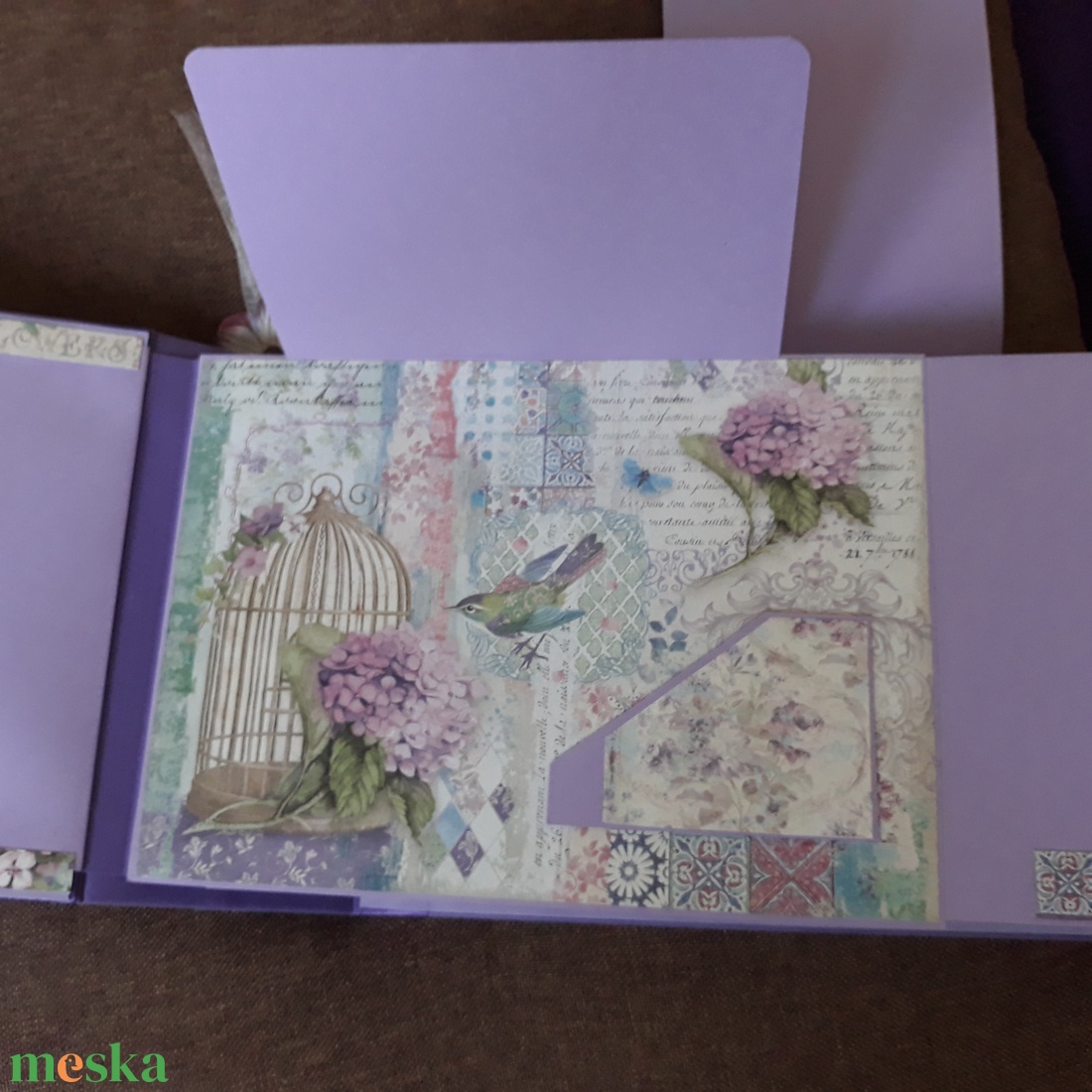 Hortenzia - scrapbook album  - otthon & életmód - papír, írószer - album & fotóalbum - Meska.hu