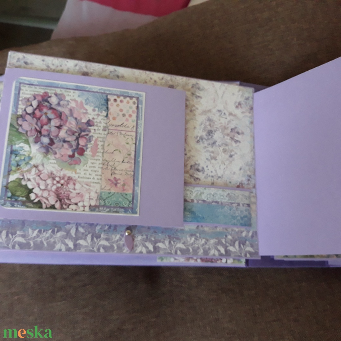 Hortenzia - scrapbook album  - otthon & életmód - papír, írószer - album & fotóalbum - Meska.hu