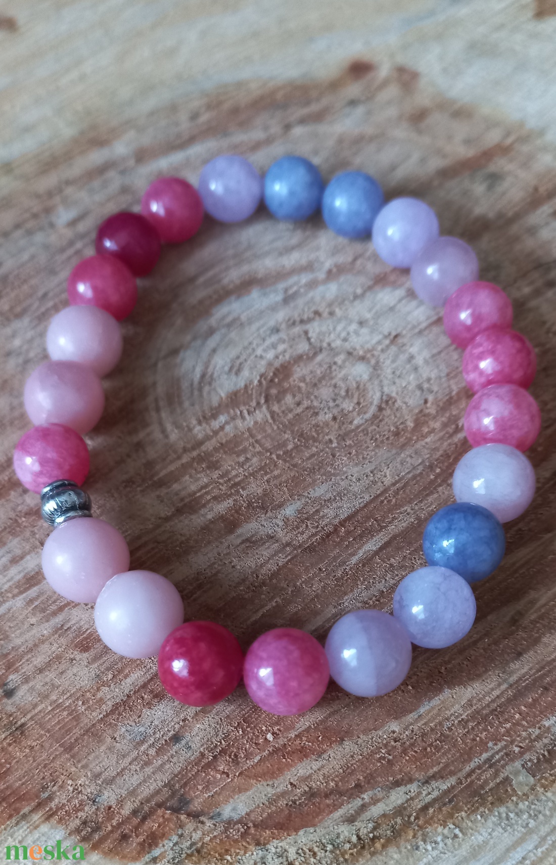 Babás - jáde, pink opál karkötő - ékszer - karkötő - ásványkarkötő - Meska.hu Babás - jáde, pink opál karkötő - ékszer - karkötő - ásványkarkötő - Meska.hu