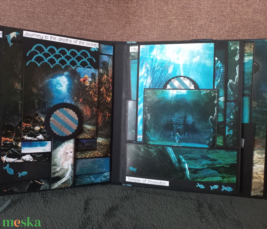 Atlantis - scrapbook fénykép album - művészet - más művészeti ág - Meska.hu Atlantis - scrapbook fénykép album - művészet - más művészeti ág - Meska.hu