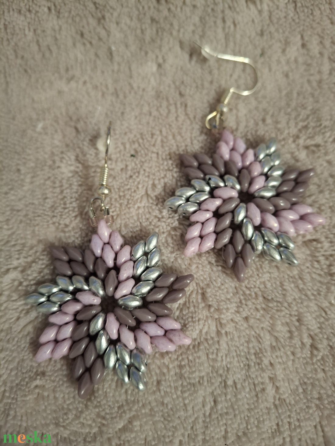 Gyöngy fülbevaló - ékszer - fülbevaló - lógó fülbevaló - Meska.hu