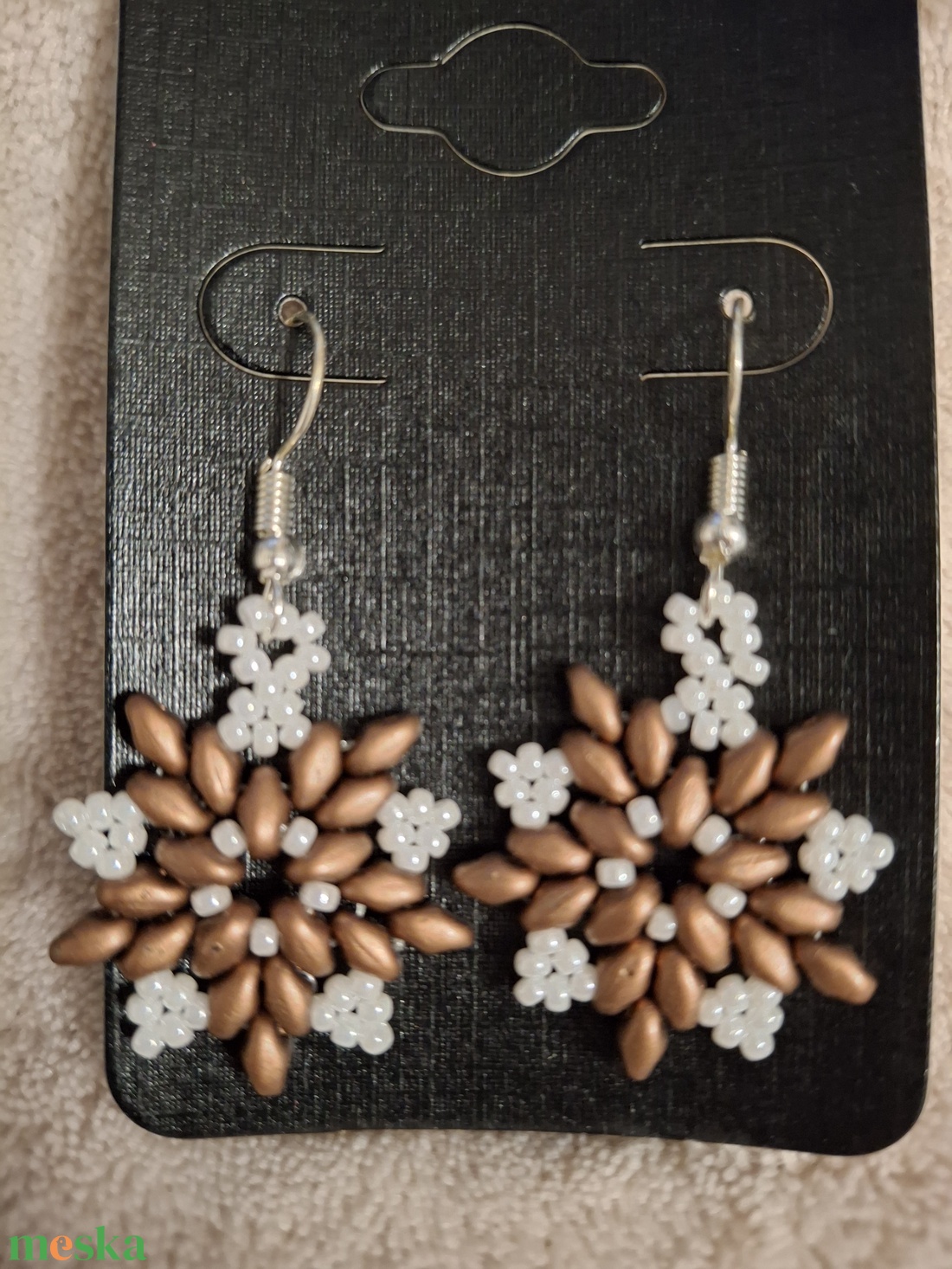 Gyöngy fülbevaló - ékszer - fülbevaló - lógó fülbevaló - Meska.hu