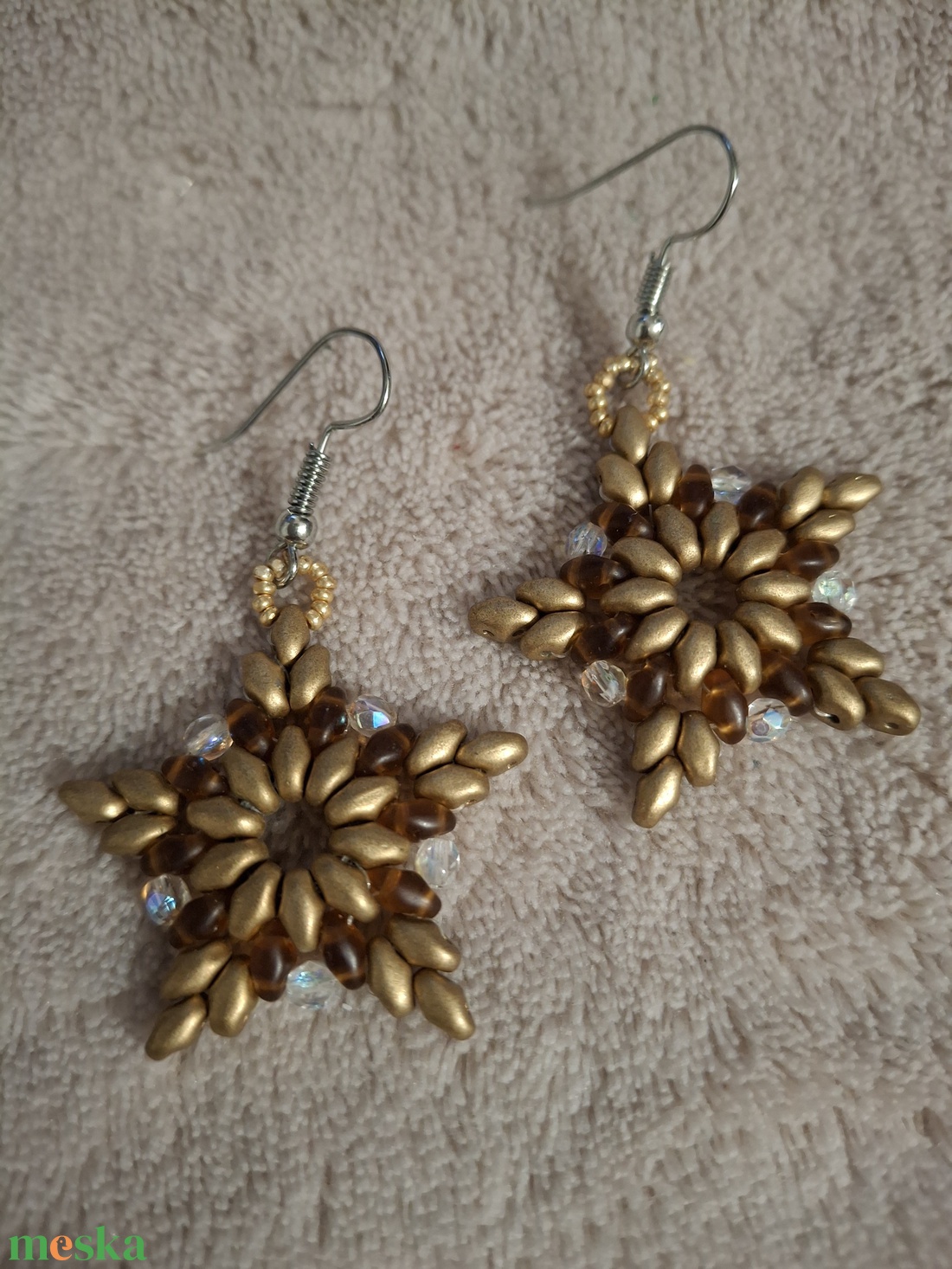 Gyöngy fülbevaló - ékszer - fülbevaló - lógó fülbevaló - Meska.hu