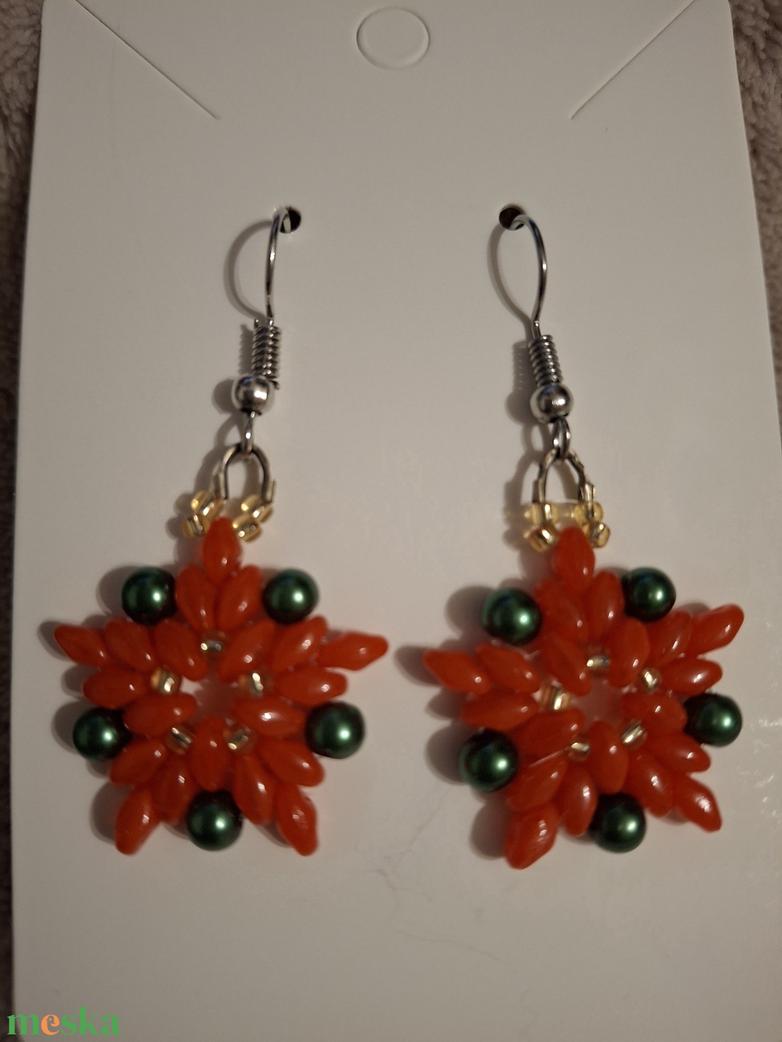 Gyöngy fülbevaló - ékszer - fülbevaló - lógó fülbevaló - Meska.hu