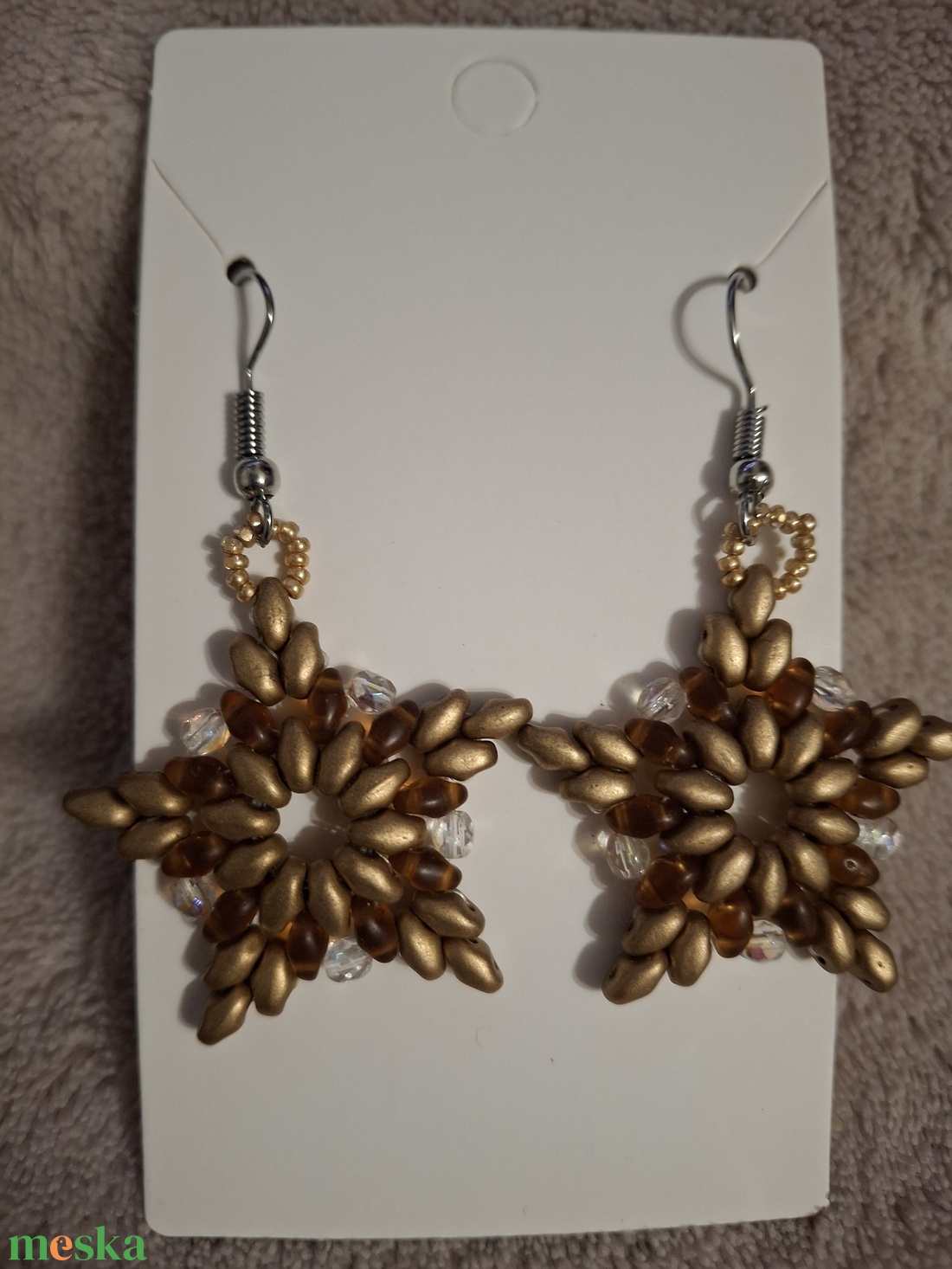 Gyöngy fülbevaló - ékszer - fülbevaló - lógó fülbevaló - Meska.hu