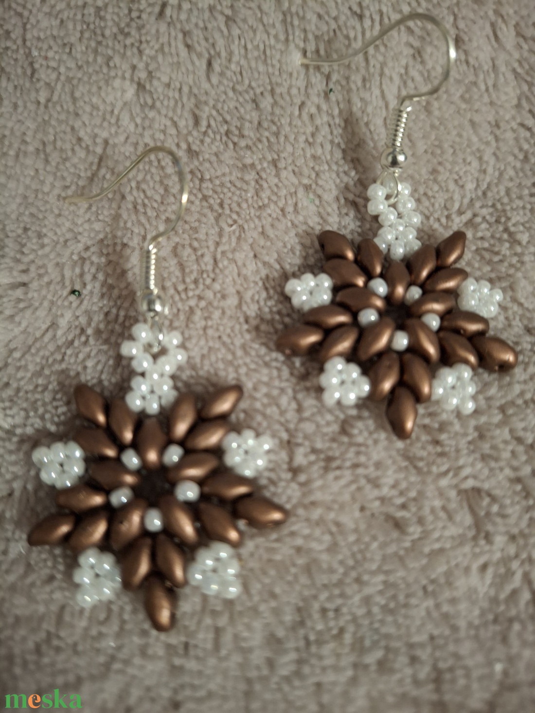 Gyöngy fülbevaló - ékszer - fülbevaló - lógó fülbevaló - Meska.hu