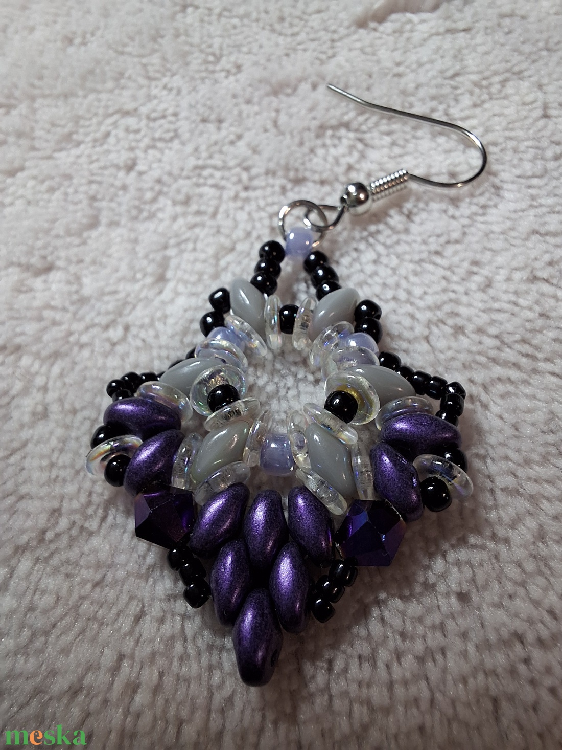 Gyöngy fülbevaló - ékszer - fülbevaló - lógó fülbevaló - Meska.hu