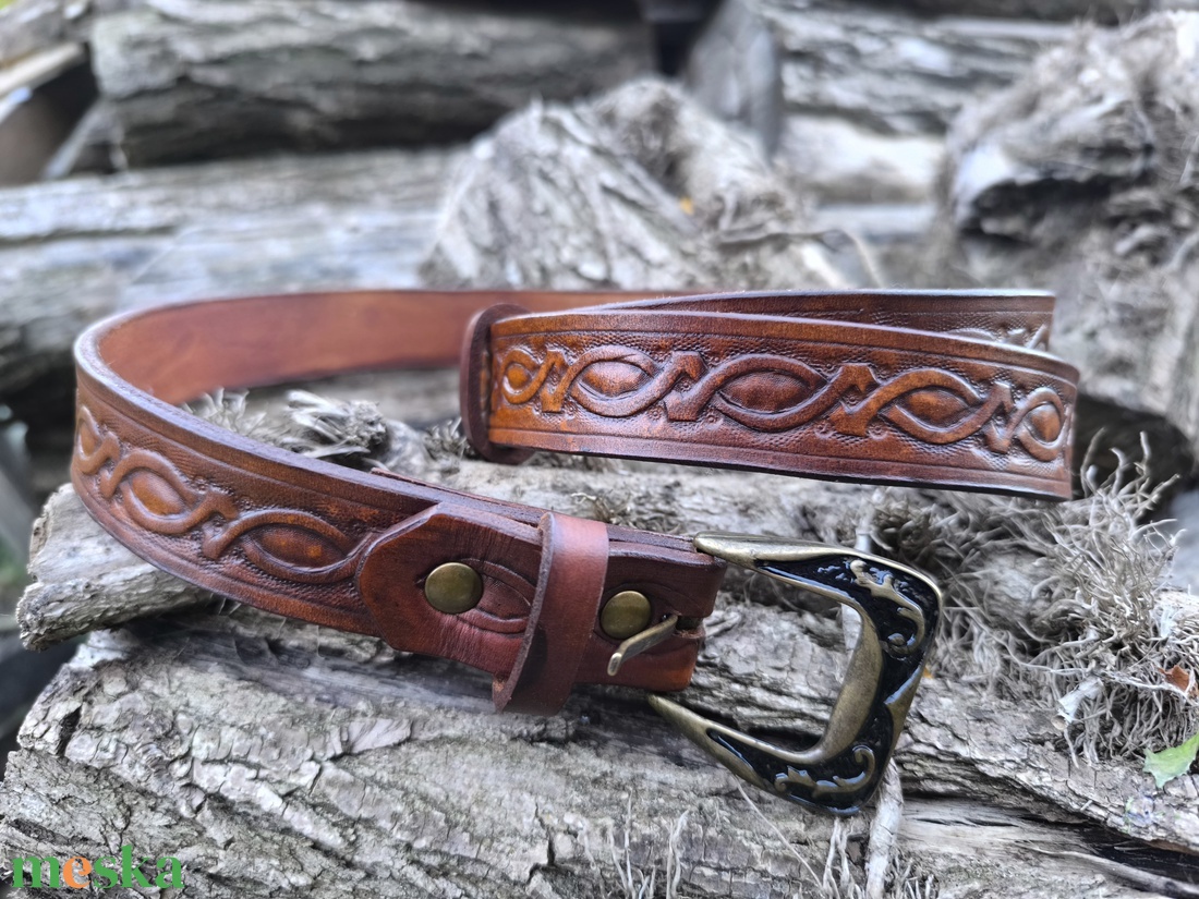 Bőr öv - ruha & divat - öv & övcsat - öv - Meska.hu