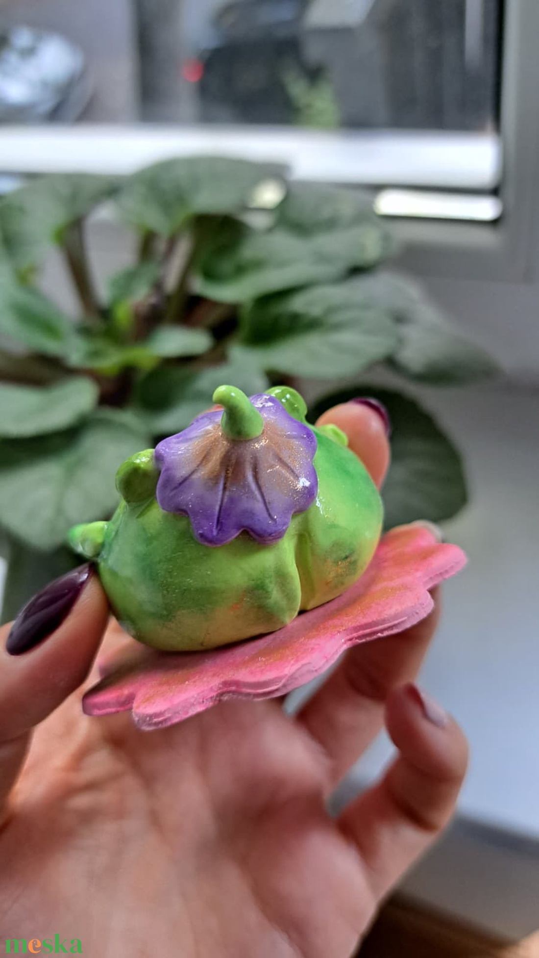 Fairy Frog pen holder - otthon & életmód - dekoráció - dekoratív figurák és szobrok - Meska.hu