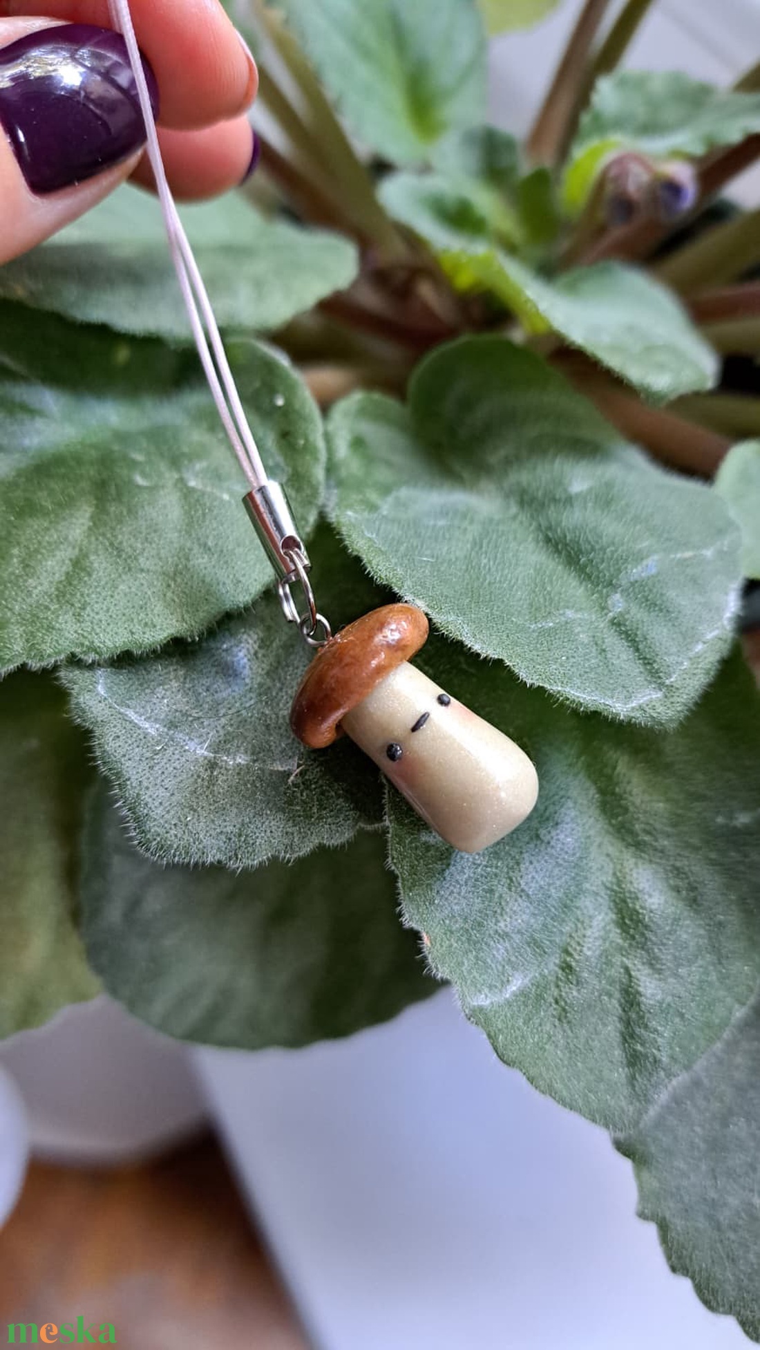 Shroom Buddy charm - táska & tok - kulcstartó & táskadísz - táskadísz - Meska.hu
