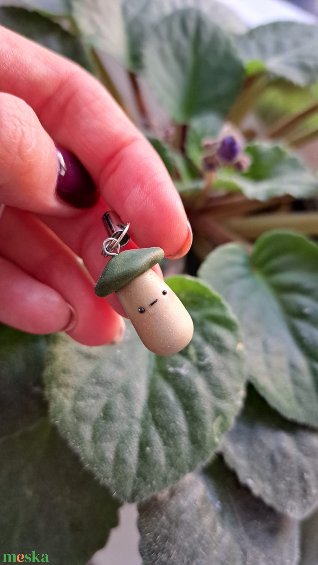 Shroom Buddy charm - táska & tok - kulcstartó & táskadísz - táskadísz - Meska.hu