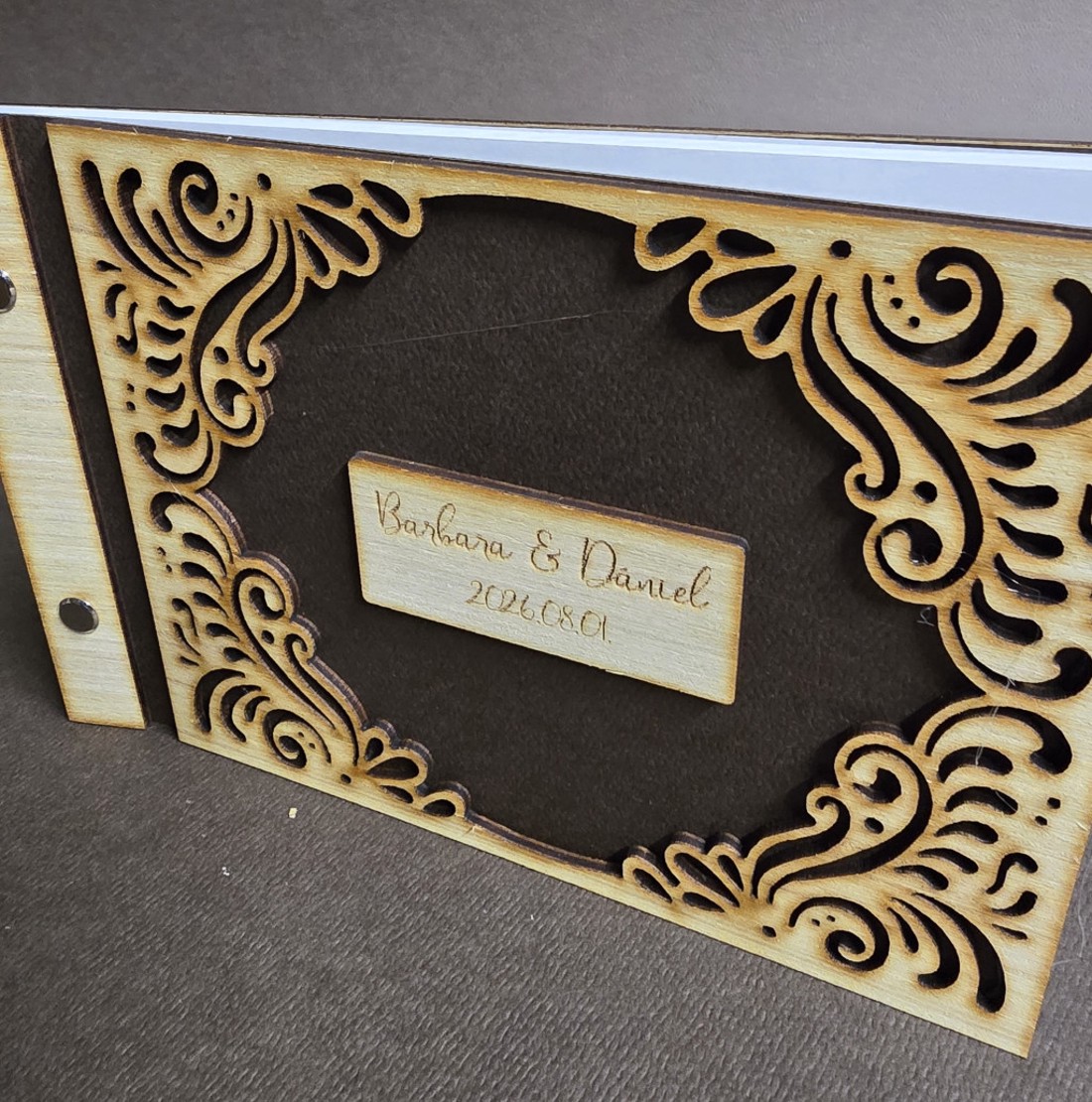 Esküvői vendégkönyv - esküvő - emlék & ajándék - vendégkönyv - Meska.hu