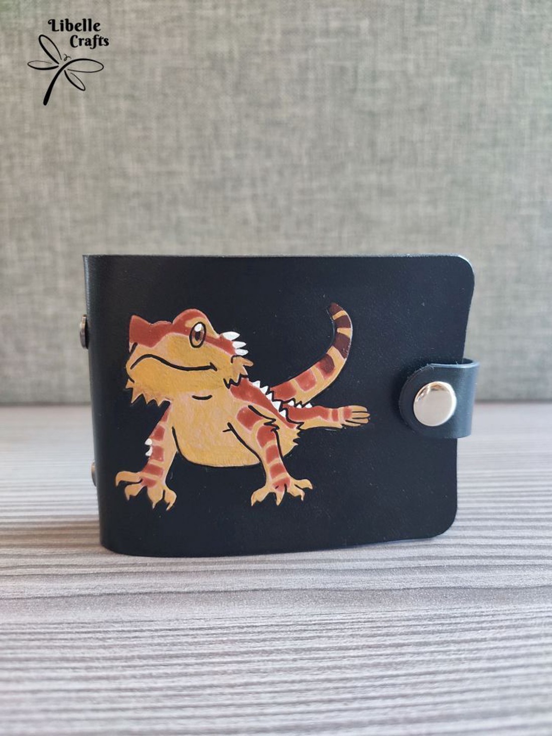 Szakállas agámás igazolványtartó - táska & tok - pénztárca & más tok - kártyatartó & irattartó - Meska.hu