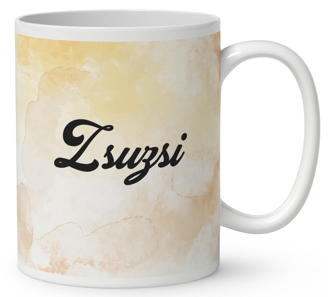 Névvel kérhető - Festő kávés lajhár mintás bögre - otthon & életmód - konyhafelszerelés, tálalás - tálalás - bögre & csésze - Meska.hu