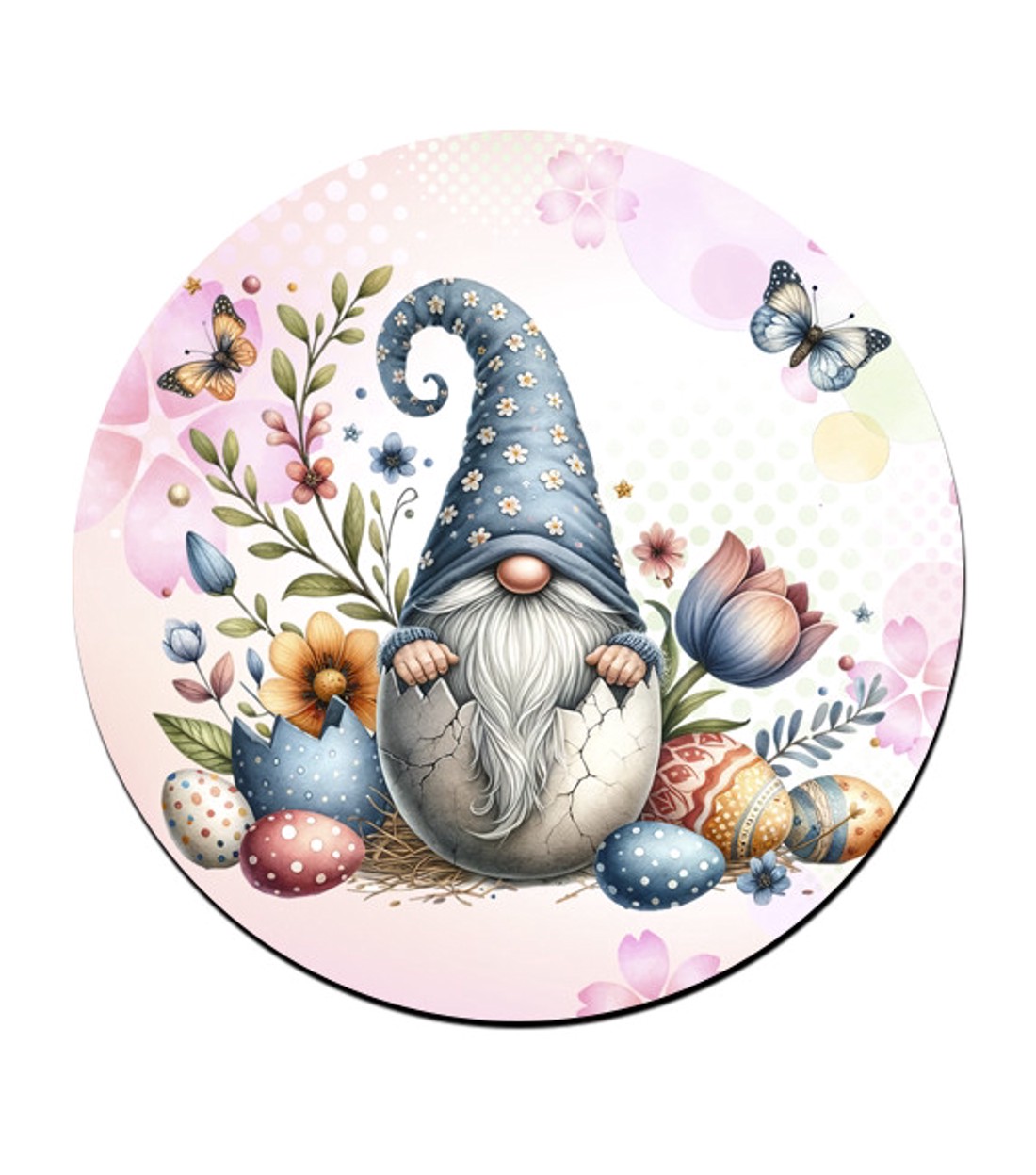 Pillangós Húsvéti manó bögre alátét -  - Meska.hu