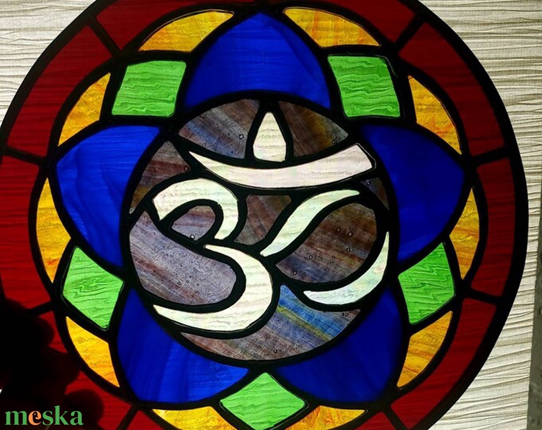 Spirituális ÜVEGKÉP WORKSHOP - gyere és alkoss valami extrát, iparművész műtermében - otthon & életmód - dekoráció - spiritualitás - mandala - Meska.hu