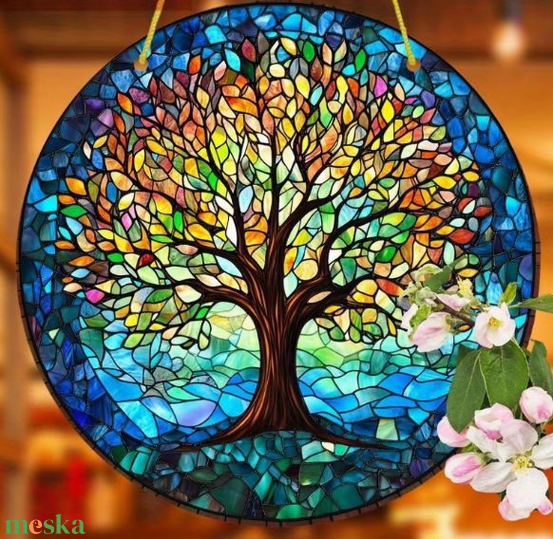 Tavaszi Spirituális ÜVEGKÉP WORKSHOP - gyere és alkoss valami extrát, iparművész műtermében - otthon & életmód - dekoráció - spiritualitás - mandala - Meska.hu