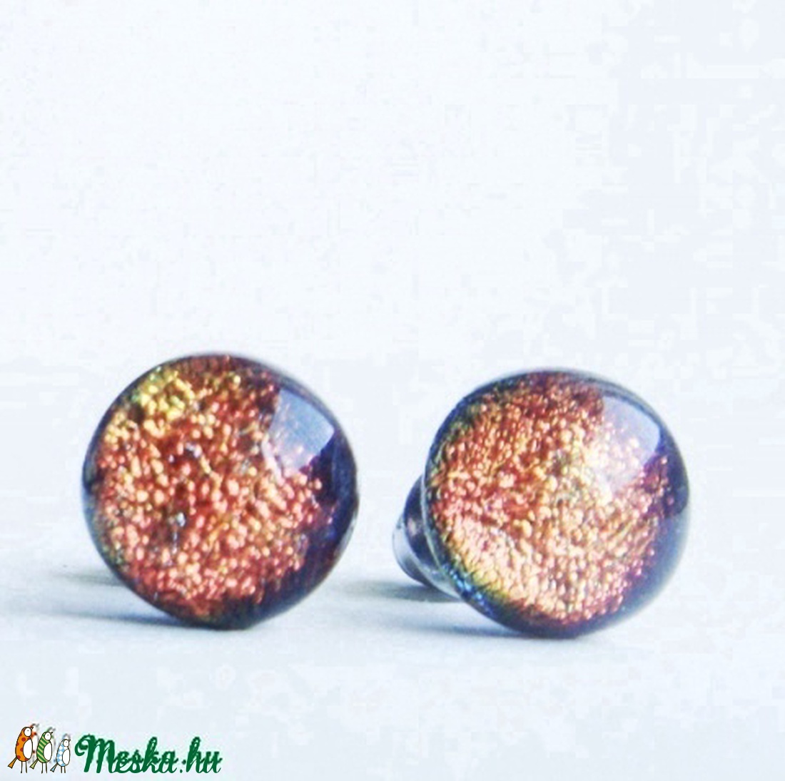 BloodOrange - üvegfülbevaló -  - Meska.hu