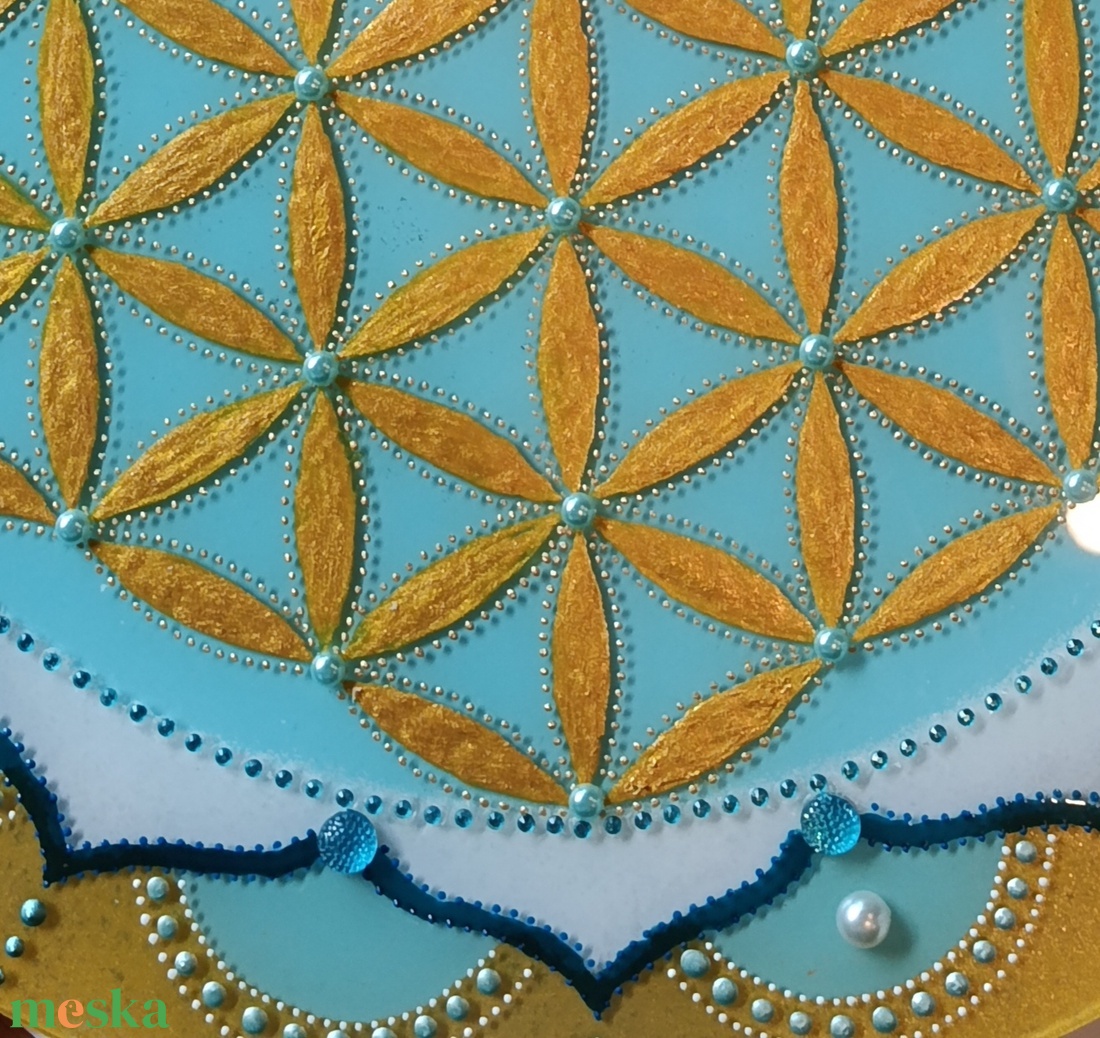 Az Élet virága mandala  - otthon & életmód - dekoráció - spiritualitás - mandala - Meska.hu