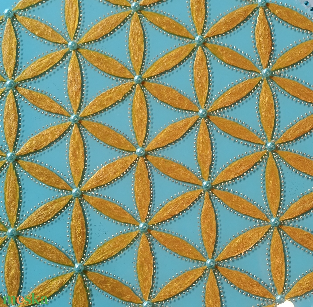 Az Élet virága mandala  - otthon & életmód - dekoráció - spiritualitás - mandala - Meska.hu
