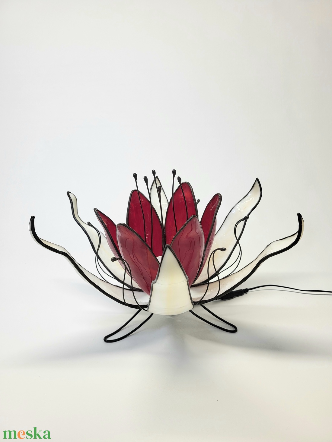 Vénusz fénye ólomüveg lámpa - otthon & életmód - lámpa - hangulatlámpa - Meska.hu