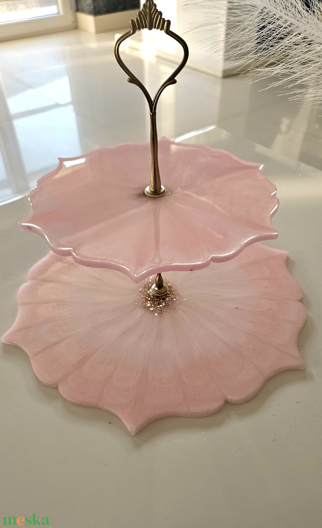 Emeletes tálca - otthon & életmód - dekoráció - dísztárgy - Meska.hu