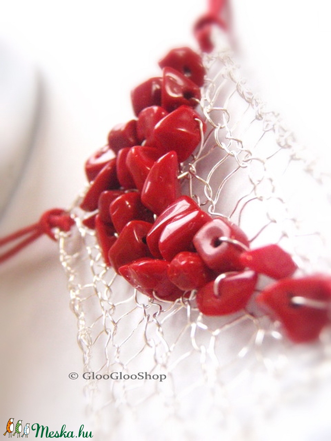 Gyöngyhalász - Paprika nyaklánc -  - Meska.hu