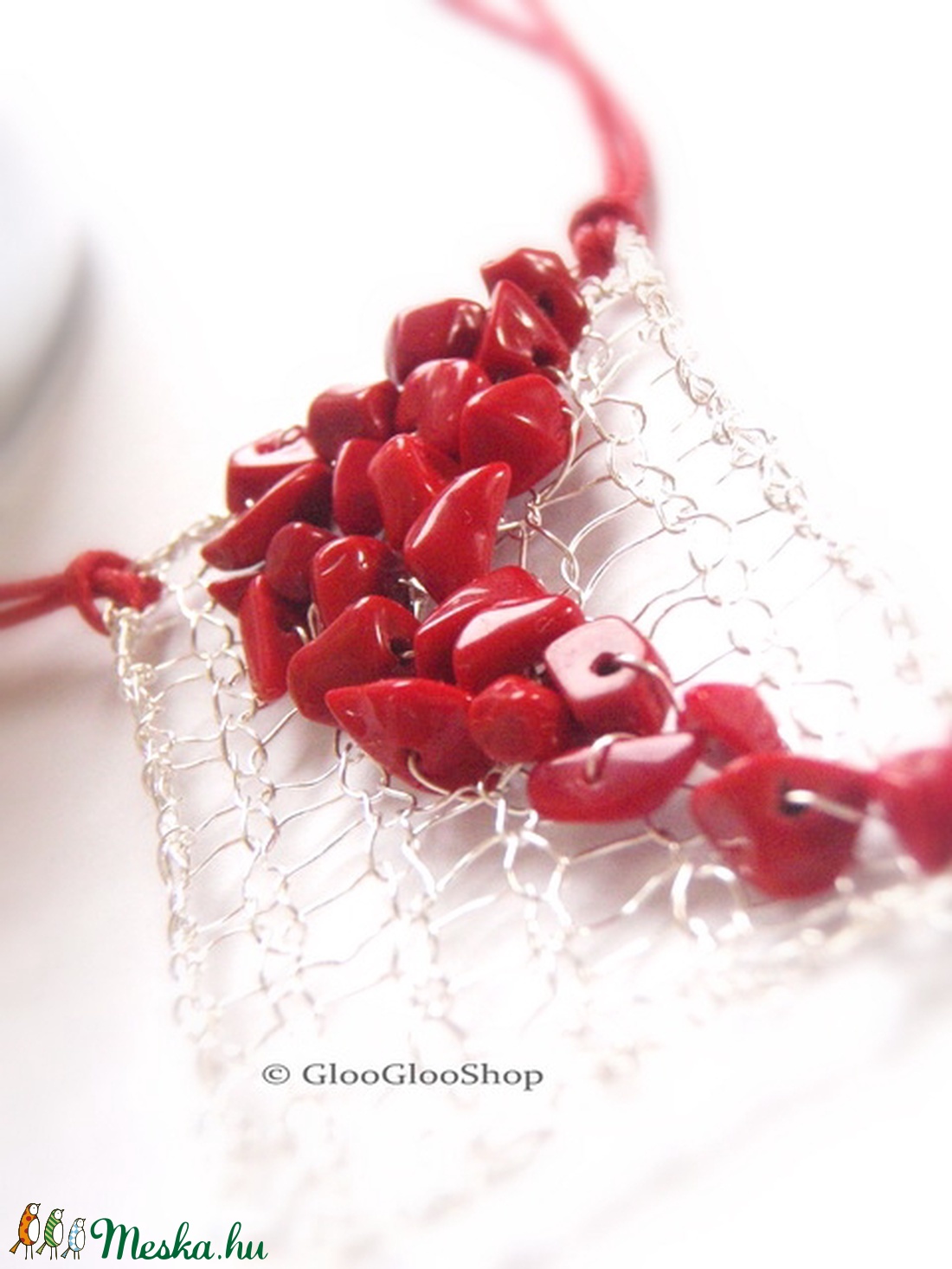 Gyöngyhalász - Paprika nyaklánc -  - Meska.hu