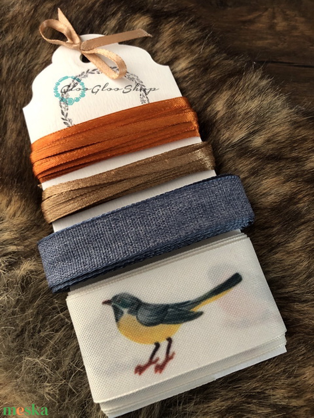 Madárkás szalag csomag - kellékek & szerszámok - méteráru - dekorációs alapanyag - Meska.hu