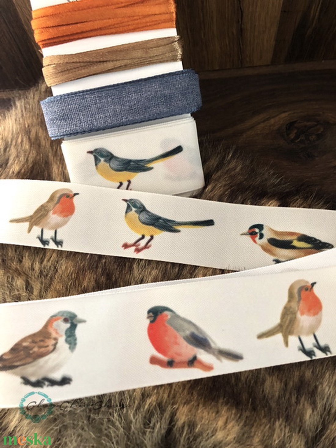 Madárkás szalag csomag - kellékek & szerszámok - méteráru - dekorációs alapanyag - Meska.hu