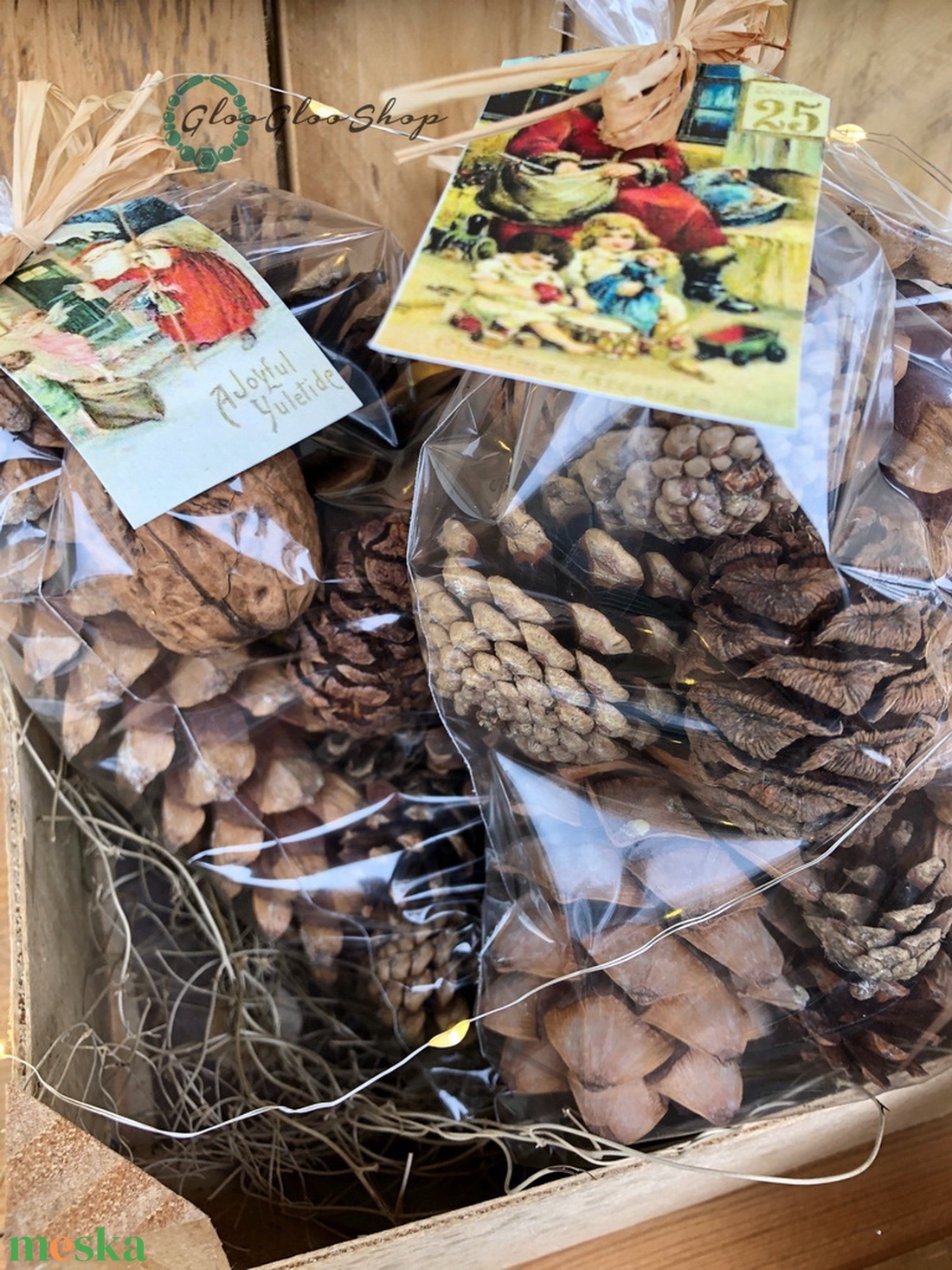 Fenyőtoboz válogatás különlegességekkel - kellékek & szerszámok - vegyes alapanyag - egyéb alapanyag - Meska.hu