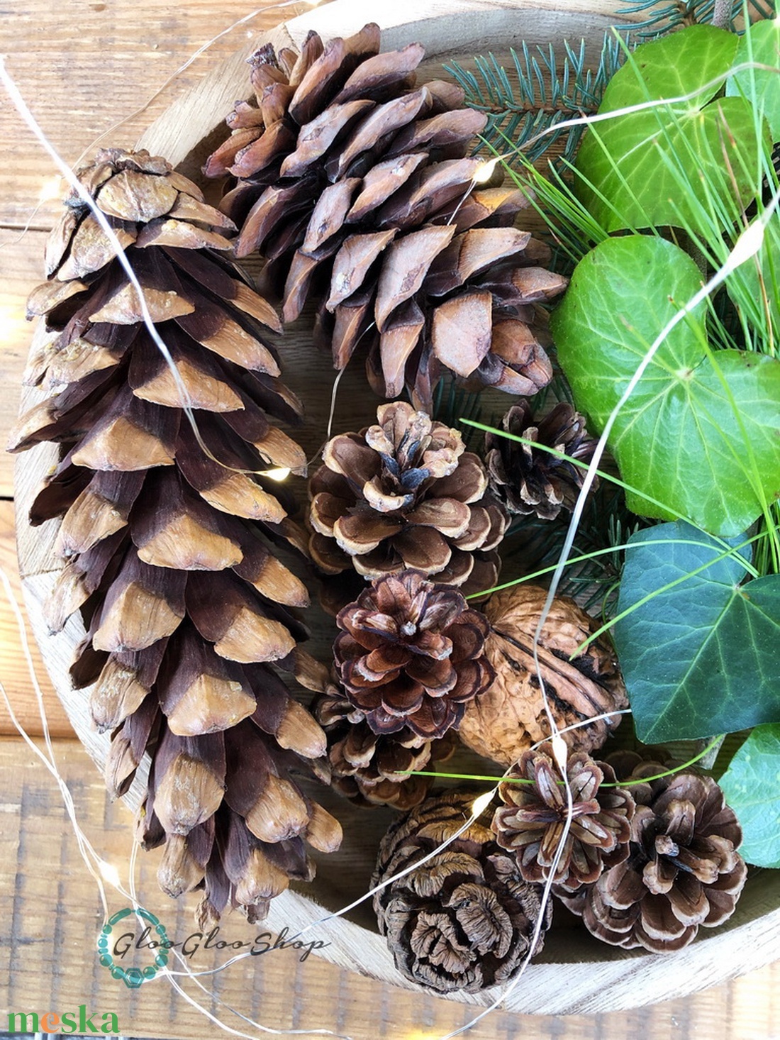 Fenyőtoboz válogatás különlegességekkel - kellékek & szerszámok - vegyes alapanyag - egyéb alapanyag - Meska.hu