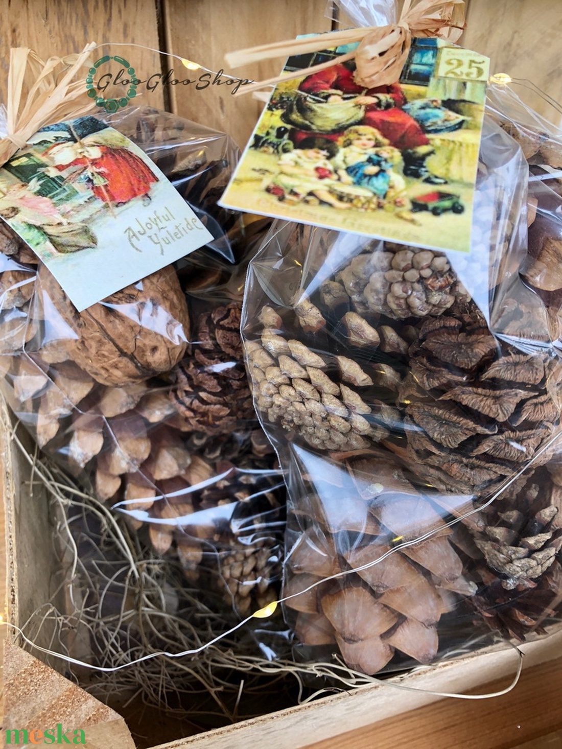 Fenyőtoboz válogatás különlegességekkel - kellékek & szerszámok - vegyes alapanyag - egyéb alapanyag - Meska.hu