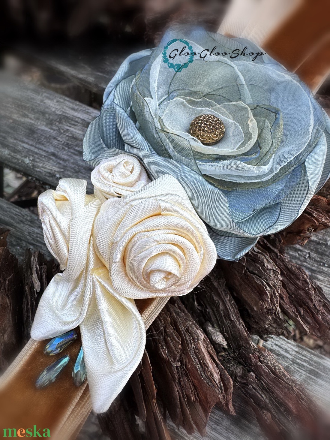 A grófné hagyatékából I. ... egyedi vintage menyasszonyi öv - esküvő - ruha - menyasszonyi ruha - Meska.hu