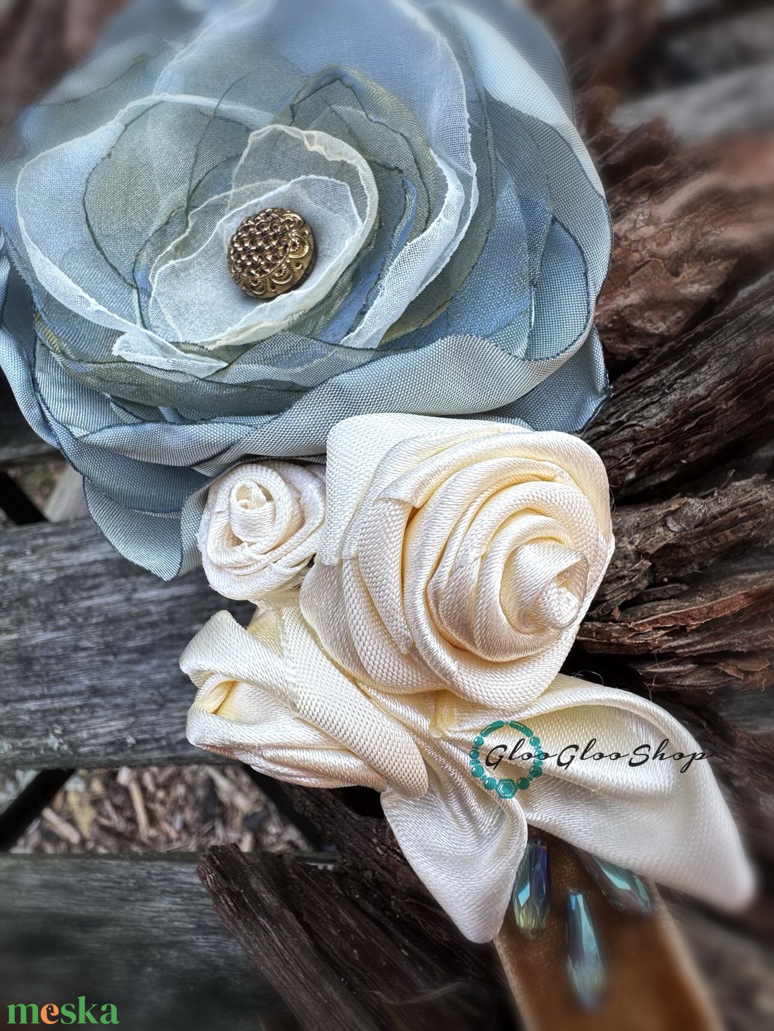 A grófné hagyatékából I. ... egyedi vintage menyasszonyi öv - esküvő - ruha - menyasszonyi ruha - Meska.hu