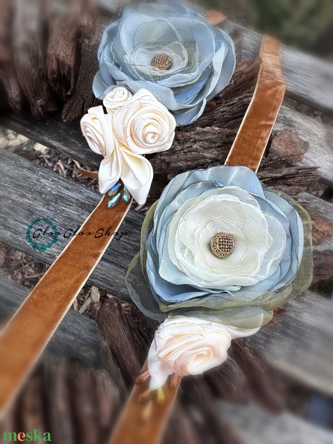 A grófné hagyatékából I. ... egyedi vintage menyasszonyi öv - esküvő - ruha - menyasszonyi ruha - Meska.hu