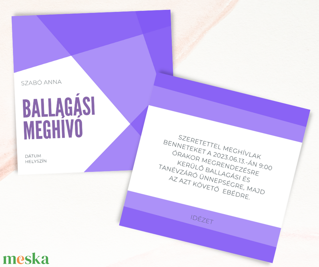 Ballagási meghívó különböző színekben #elements - otthon & életmód - papír, írószer - ajándékozás kellékei - meghívó - Meska.hu Ballagási meghívó különböző színekben #elements - otthon & életmód - papír, írószer - ajándékozás kellékei - meghívó - Meska.hu