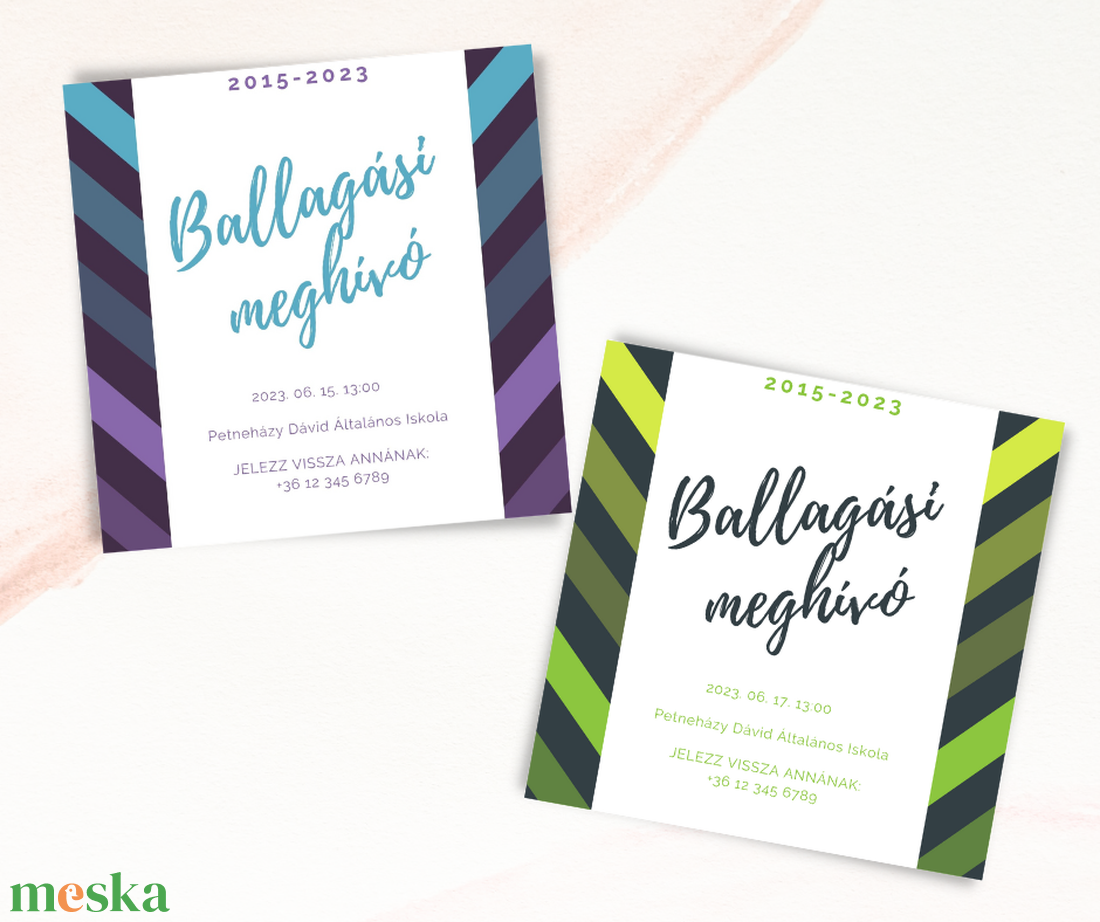 Ballagási meghívó #sávok - otthon & életmód - papír, írószer - ajándékozás kellékei - meghívó - Meska.hu Ballagási meghívó #sávok - otthon & életmód - papír, írószer - ajándékozás kellékei - meghívó - Meska.hu