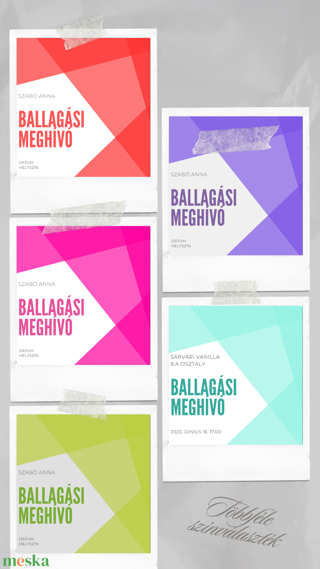 Ballagási meghívó különböző színekben #elements - otthon & életmód - papír, írószer - ajándékozás kellékei - meghívó - Meska.hu Ballagási meghívó különböző színekben #elements - otthon & életmód - papír, írószer - ajándékozás kellékei - meghívó - Meska.hu