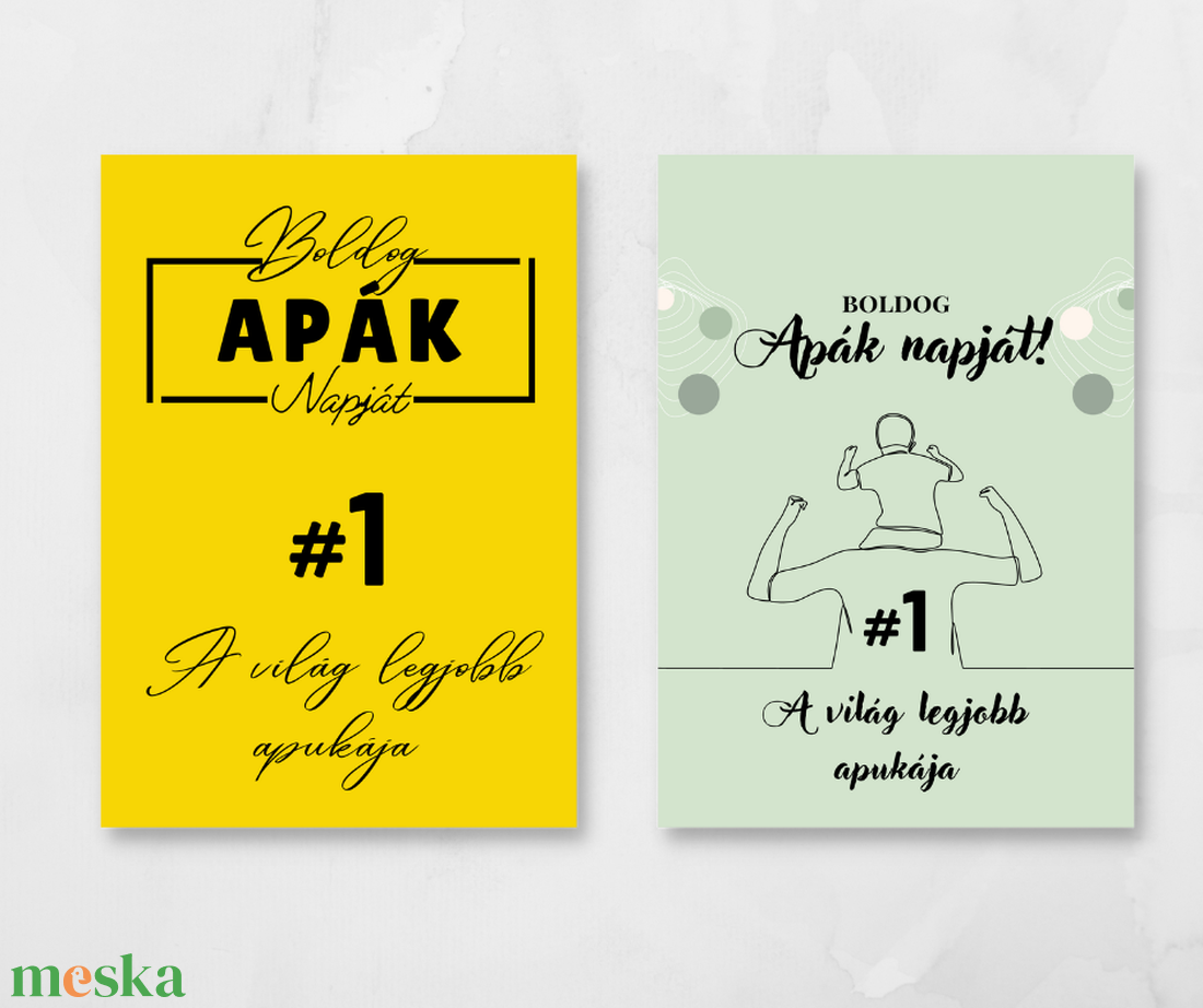 Apák napi képeslap #1dad - otthon & életmód - papír, írószer - ajándékozás kellékei - képeslap, üdvözlőlap - Meska.hu Apák napi képeslap #1dad - otthon & életmód - papír, írószer - ajándékozás kellékei - képeslap, üdvözlőlap - Meska.hu