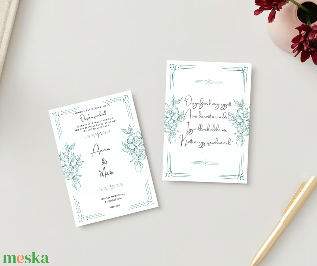Esküvői meghívó borítékkal #elegant - esküvő - meghívó & kártya - meghívó - Meska.hu Esküvői meghívó borítékkal #elegant - esküvő - meghívó & kártya - meghívó - Meska.hu