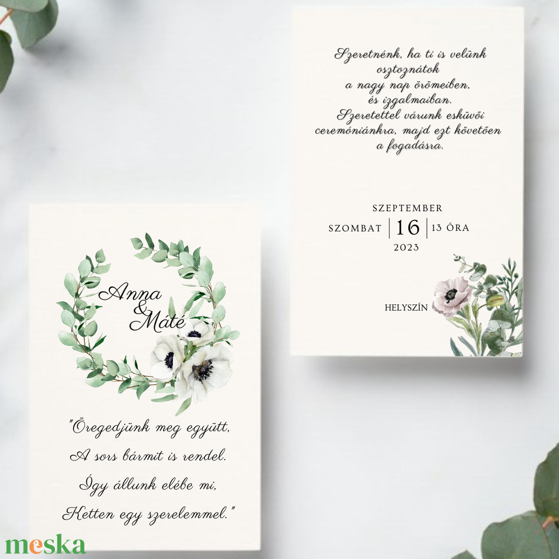 Esküvői meghívó borítékkal #whitepoppy - esküvő - meghívó & kártya - meghívó - Meska.hu Esküvői meghívó borítékkal #whitepoppy - esküvő - meghívó & kártya - meghívó - Meska.hu