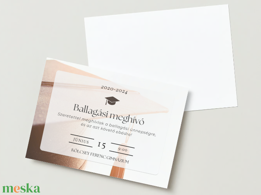 Ballagási meghívó #photo - otthon & életmód - papír, írószer - meghívó - ballagási meghívó - Meska.hu
