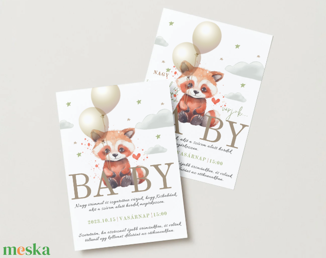 Babaváró meghívó #foxbabyboy - otthon & életmód - papír, írószer - ajándékozás kellékei - meghívó - Meska.hu Babaváró meghívó #foxbabyboy - otthon & életmód - papír, írószer - ajándékozás kellékei - meghívó - Meska.hu